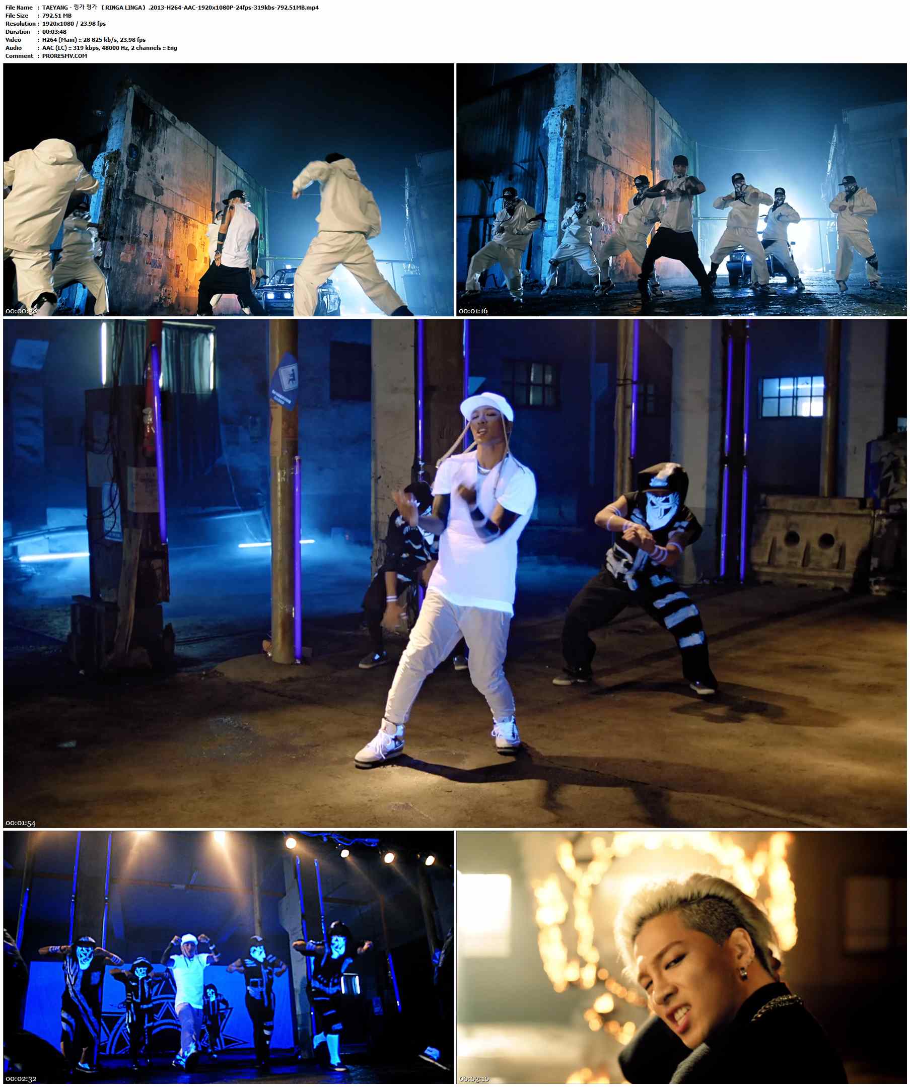 TAEYANG - 링가 링가 （RINGA LINGA）.2013-H264-AAC-1920x1080P-24fps-319kbs-792.51MB官方MV_高清MV
